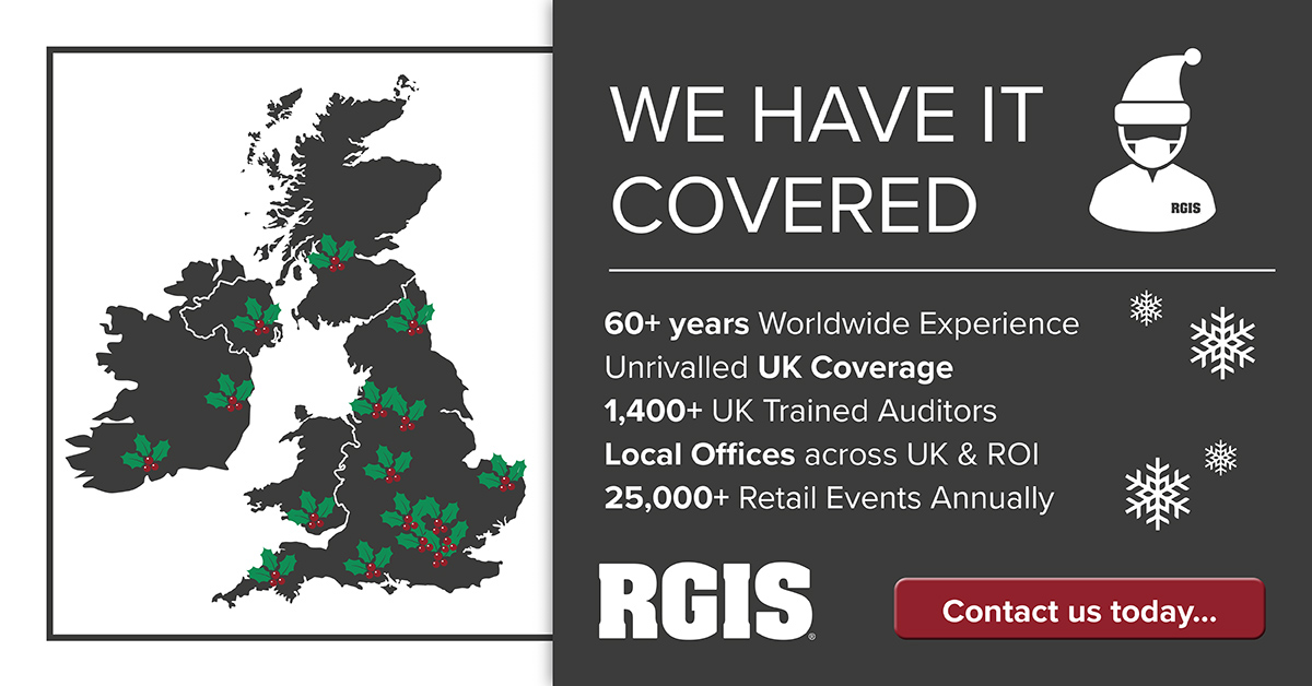 We have even more local offices through out the UK and Ireland meaning we can be on hand for all your stocktaking, merchandising, supply chain and store planning needs. If we can help, please get in touch. #inventoryaccuracy #inventorycontrol #rgisuk #rgis ow.ly/BNbH50Hc8TZ
