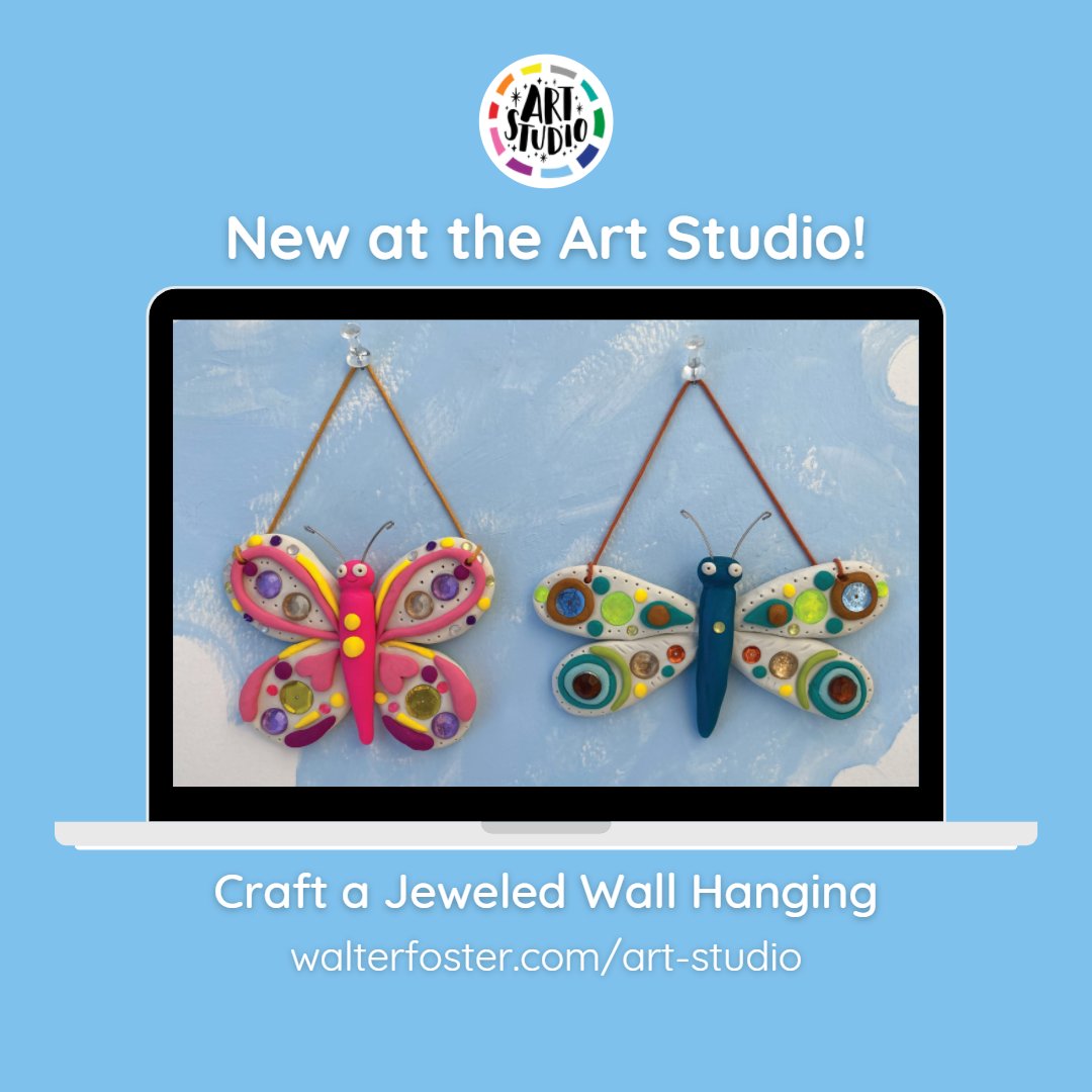 Pick up some polymer clay and create adorable wall hangings, new in the Art Studio! Be sure to share your projects and tag us @quartocreates!

Project from Make Cute Stuff with Polymer Clay by Shelley Kommers.

walterfoster.com/art-studio/art…