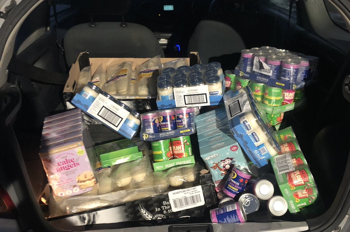 This week we received a fantastic food donation from <a href="/HeronFoods/">Heron Foods</a>, Leam lane, Gateshead. 

We got a great selection of food which will all be added the #Christmas hampers we are providing this year. 🎄 

Thank you to the Heron team for supporting their local #community.