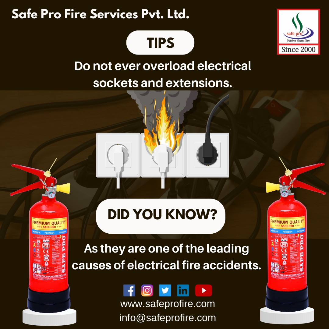 Electrical safety leads to fire safety.

#electricalsafety #electricaltips #electricalsafetytips #electricalfire #safeelectricity #homefires #fire #facts #firesafety #firerescue #safety #safepro #fireextinguishers