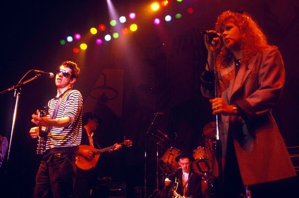 35 years ago today <a href="/poguesofficial/">The Pogues</a> were joined on stage by Kirsty McColl at the Barrowland Ballroom to perform their new single Fairytale of New York, sung live for the first time.