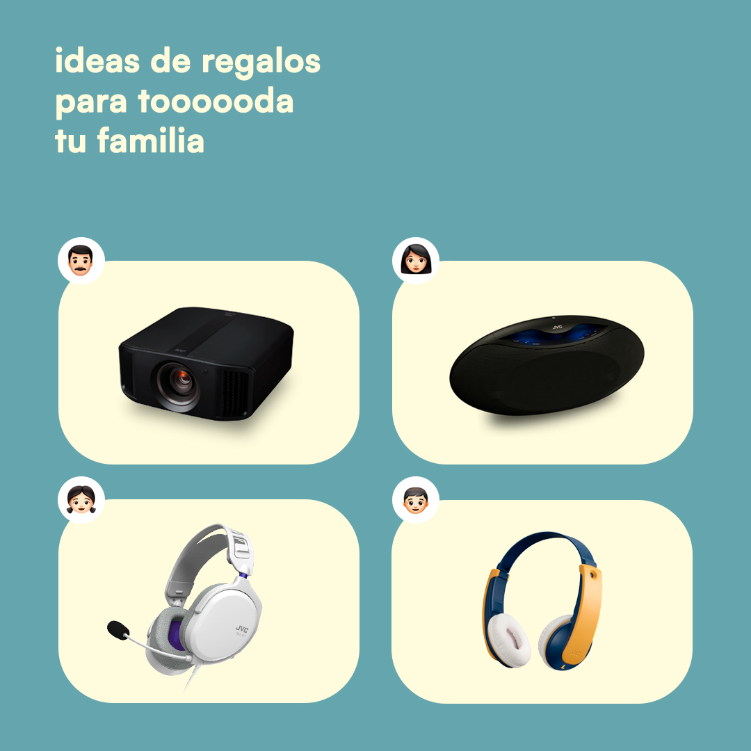 JVCSpain's tweet image. ¿Aún no tienes la lista de regalos hecha? ¿Eres de Reyes o de Papá Noel?