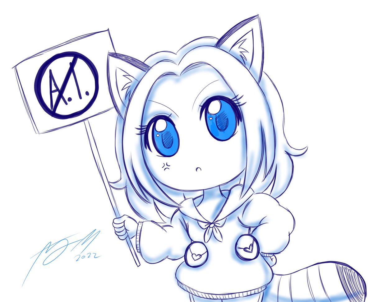 AmyOhVT's tweet photo. I thought i help out since this has been aware and im willing to support artist that worked hard #vtuber #AI #Arttheif #hastostop #artistsupport #redpanda https://t.co/KvrU30mAQl
