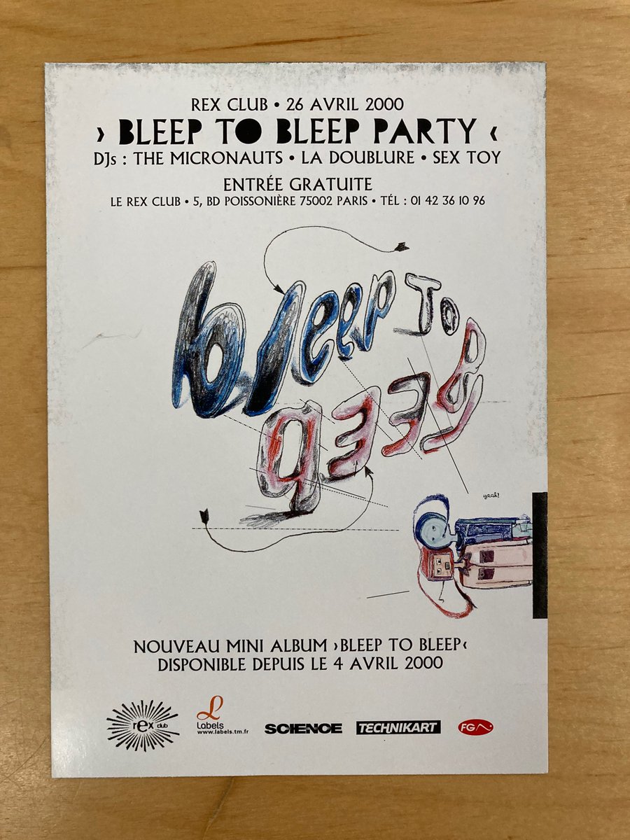 I know where I was on the 26th of April 2000. Étienne Daho was there too. <a href="/TheMicronauts/">The Micronauts</a>