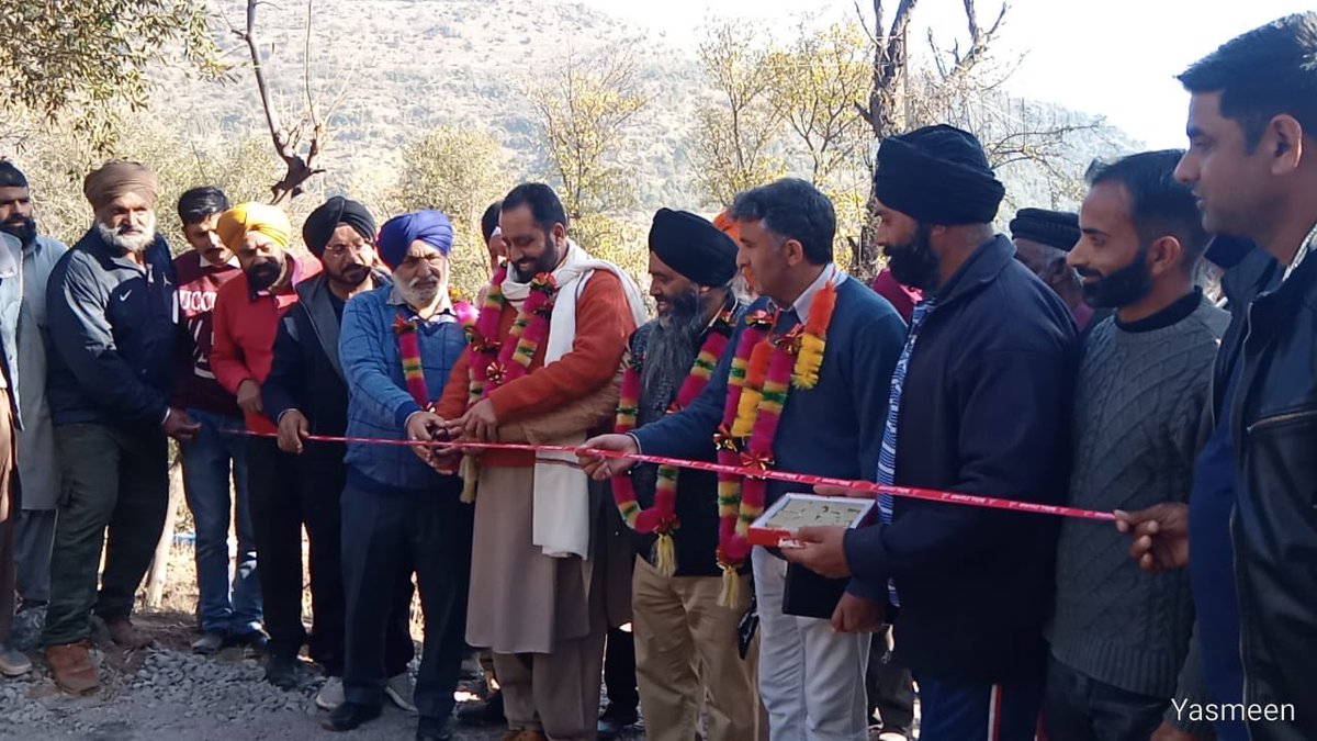 Inauguration of road from Kasaliyan to mohalla Qaziyan.