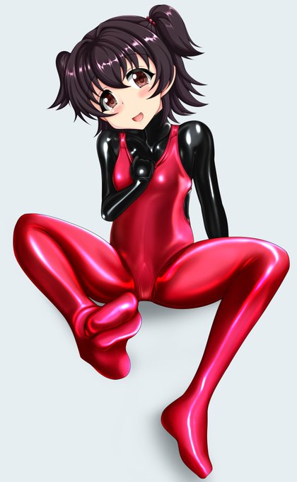 #見た人も無言で赤い何かを上げる
ぴっちりと赤 