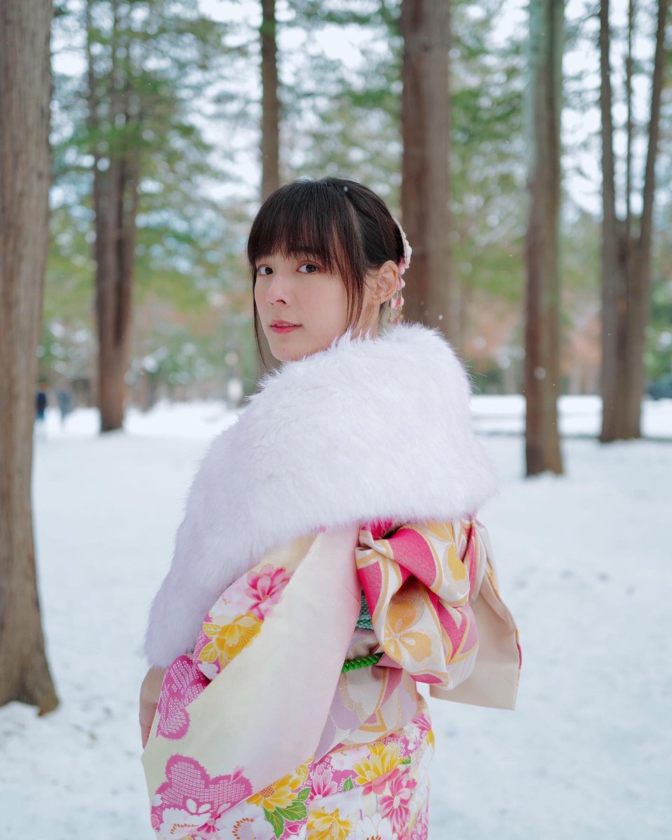 กิโมโนมีหลายชั้น แต่เธอนั้นต้องมีชั้นคนเดียว🤭👘❄️🌸 #danpattiehoneymoon