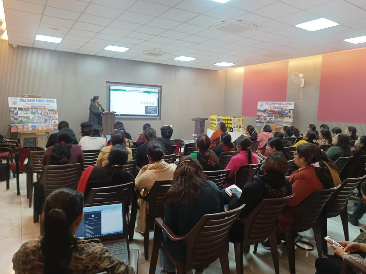Conducted Session for Teachers of Dayal Public School Karnal on Advance Features of MS Excel. Being an Alumni of @DayalSinghCollage feeling  very happy and nostalgic. Thank you <a href="/_urmimala_/">Urmimala Sudhakar</a>   maam. <a href="/Kips/">Kips</a> <a href="/vjauhari1/">Vinnie Jauhari</a> <a href="/MicrosoftEDU/">Microsoft Education</a> <a href="/cbseindia29/">CBSE HQ</a>