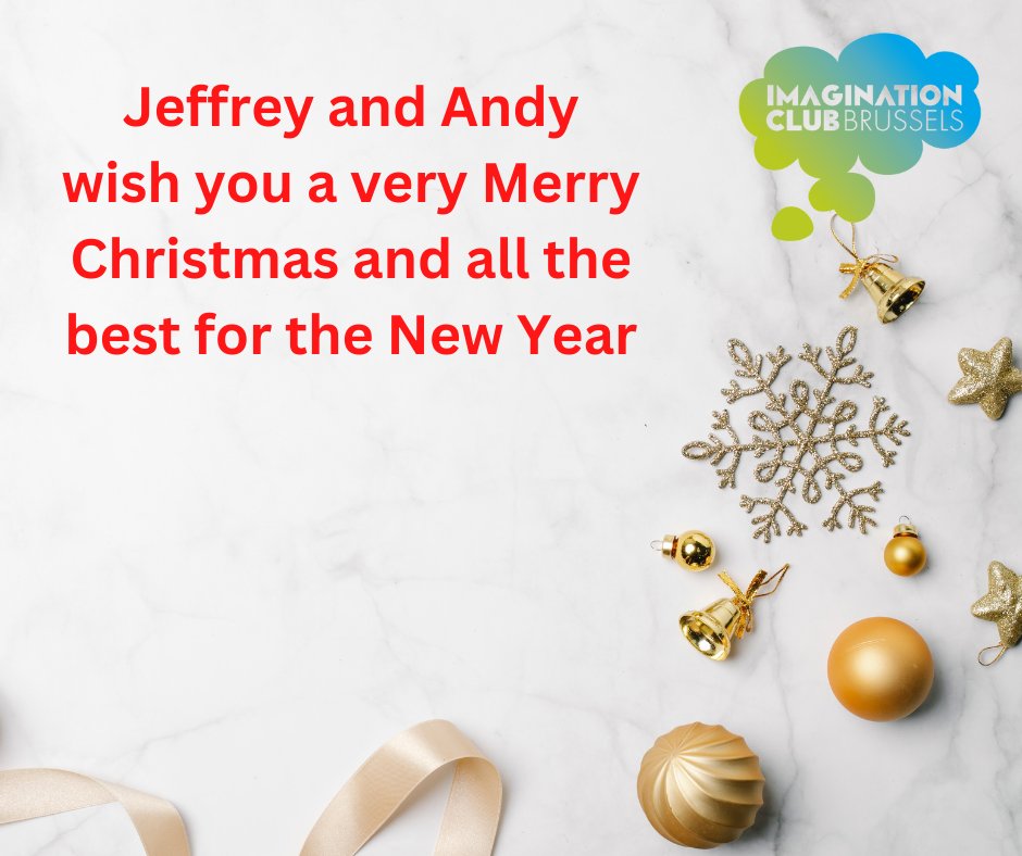 Thank you all for a fantastic season. We are looking so much forward to 2023 with lots of fabulous workshops and events to enjoy.

#merryxmas #2023 #happynewyear #imagination #creativity #workshops #brussels