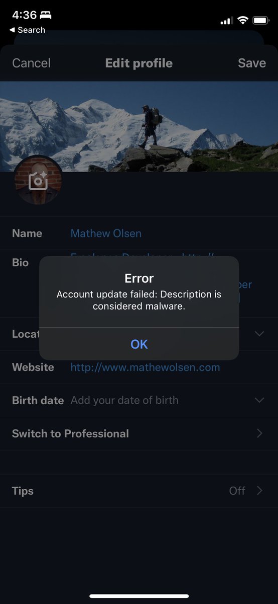 matolsen's tweet photo. I can’t link to Mastodon in a tweet or my profile. https://t.co/Gv1Xhktu8F