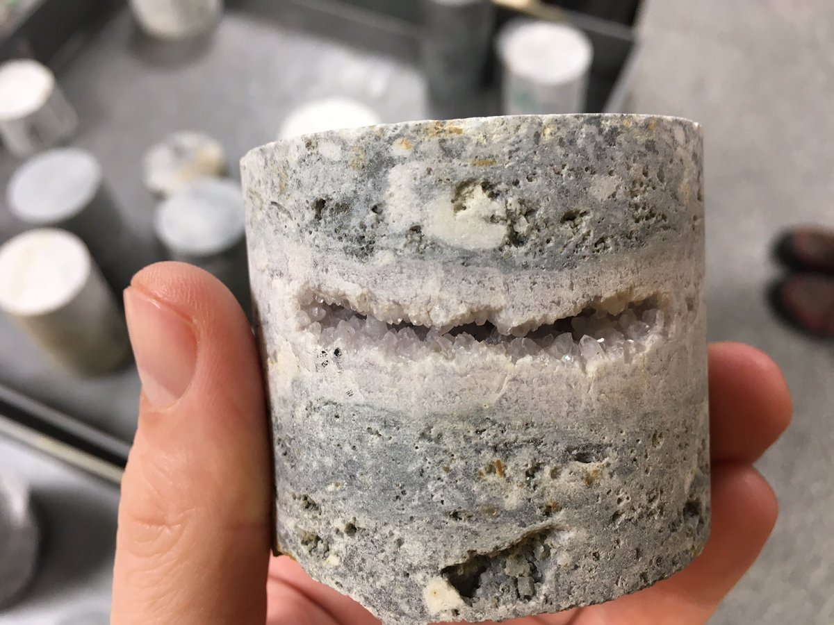 LDR_Strasbourg's tweet photo. Beautiful samples from the Waihi epithermal gold-silver deposit in New Zealand 🇳🇿 arrive in the laboratory for petrophysical characterisation! What properties encourage high grade mineralisation? 🧐 with Shaun Barker @UBCeoas https://t.co/VqV8a7tQx0