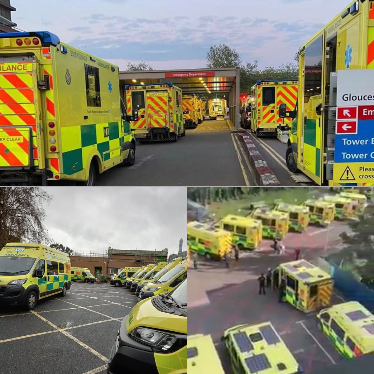 Over 40 front line Ambulance staff in 1 county was forced into withholding their Labour last night!! NOT due to #strikes but due to a lack of Capacity in Hospitals - those crews couldn’t attend ANY calls not even those deemed as ‘life and limb cover’ #NHS