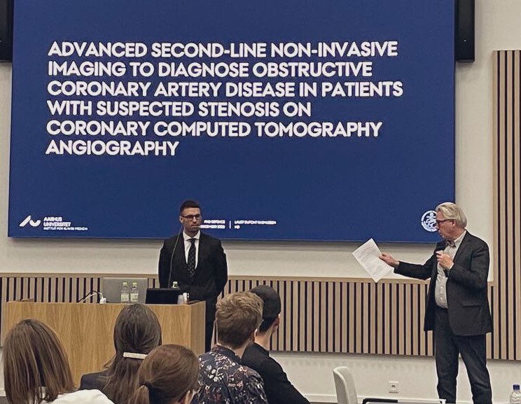 Laust Dupont Rasmussen (@lostrasmussen) on Twitter photo Proud and happy to have defended my PhD thesis!๐ฅ A big thanks to <a href="/mortenboettcher/">Morten Bรธttcher</a>, @SimonWinther5, <a href="/DANNICADtrial/">The Dan-NICAD trials</a> patients and collaborators and friends and family for support over the years! Now: ๐ป, then continuing the search for optimal handling of chest pain patients #cvCAD Proud and happy to have defended my PhD thesis!๐ฅ A big thanks to <a href="/mortenboettcher/">Morten Bรธttcher</a>, @SimonWinther5, <a href="/DANNICADtrial/">The Dan-NICAD trials</a> patients and collaborators and friends and family for support over the years! Now: ๐ป, then continuing the search for optimal handling of chest pain patients #cvCAD