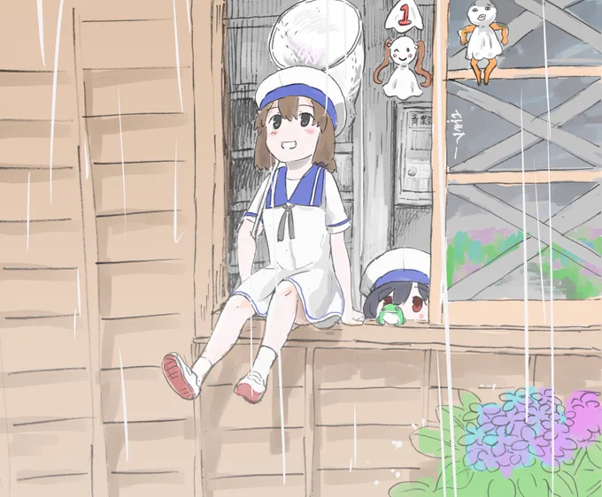#同じキャラで初めて描いたのと最後に描いたのを比較
罪の味を覚えた 