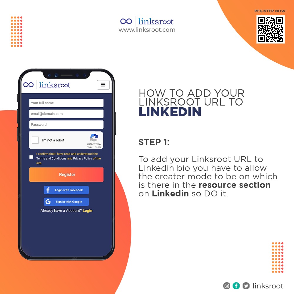 linksroot's tweet photo. These are some short simple steps in order for you to paste and show the world your Linksroot URL in your Linkedin bio.
#linksroot #Networking #linkedin https://t.co/ilF0EDw05E