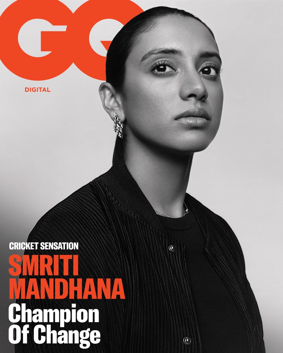gqindia's tweet photo. .@mandhana_smriti is unstoppable. She is the Vice Captain of the Indian Women’s Cricket team and is the only Indian to hold the title of ICC Women’s Cricketer of the Year, twice. 

Full story: https://t.co/402JWrjbbR

#CoverAlert #DecembeCover #SmritiMandhana #HerStory #GQIndia https://t.co/gxygBFirXy