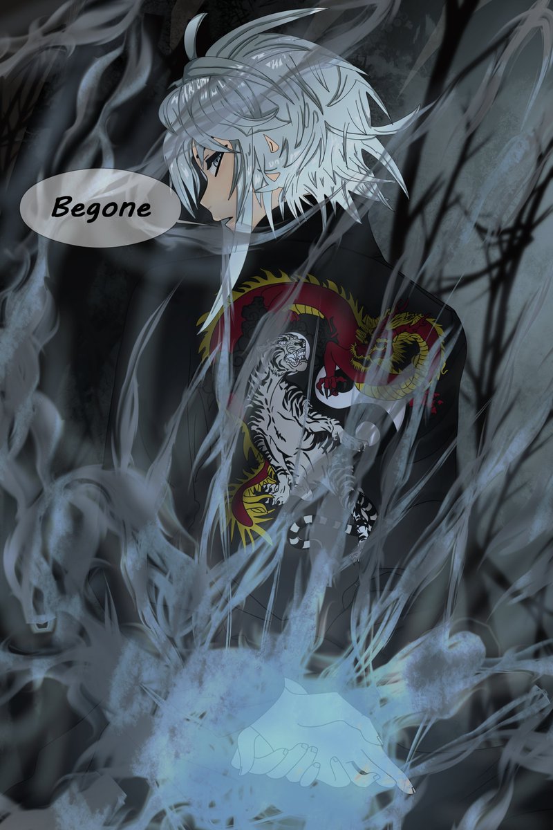 Kiguka_'s tweet photo. Started as me trying some type of cultivator type thing and turned into that. Anyone else think he looks like he's from the Khun family from tog (tower of god)? #art #digitalart #originalcharacter #oc #aura #manga #illustration #martial #martialartist #cultivator #cultivation https://t.co/7BXSwfzESE
