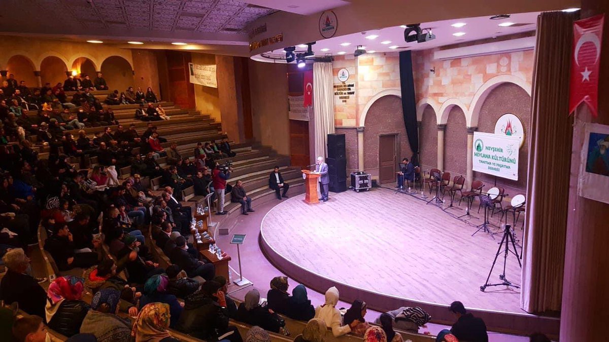 mhpelli's tweet photo. Nevşehir Mevlana Kültürünü Tanıtma ve Yaşatma Derneğinin düzenlemiş olduğu Mevlana Celaleddin-i Rumî Hazretlerinin "749. Vuslat Yıldönümü" nedeniyle "ŞEB-İ ARÛZ" Programına katılım sağladık. https://t.co/hRYjBKoNax