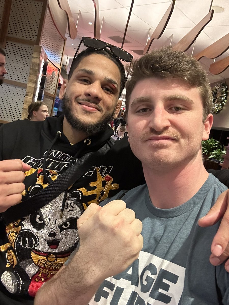 JakeNoecker's tweet photo. Two of my favorite Philadelphia warriors came up short tonight in two spectacular scraps. Insane card, nothing but respect to Eddy “The Taino Warrior” Torres & Ian “The Hammer” Allston (@ianallstonmma). They’ll be back with a vengeance soon enough ❤️ #CFFC116 https://t.co/7GaeSHwZ4G