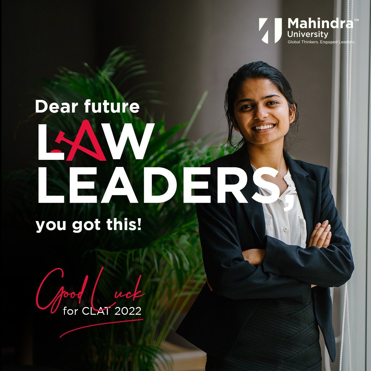 MahindraUni's tweet photo. To all CLAT aspirants, YOU GOT THIS.
Wishing you good luck! Break a leg!
.
.
#mahindrauniversity #lawschool #law #lawyerlife #clat #clatexam #clat2022 #clat2022exam #clat2022prep #clattips #clattipsandtricks https://t.co/zXYbVpHW6b