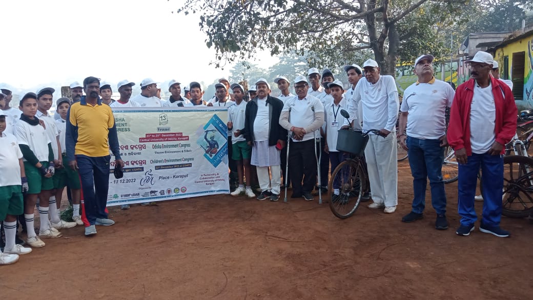 sudarsandasINC's tweet photo. #Cylothon at Koraput on the eve of 13th Odisha Environment Congress to be held from 21st to 23rd December.
କୋରାପୁଟ ଏସ୍ ପି ବରୁନ ଗୁଣ୍ଟୁ ପାଲୁ ସାଇକେଲ ଶୋଭାଯାତ୍ରା କୁ ଉଦ୍ଘାଟନ କଲେ lପ୍ରଫେସର ଶରତ ଚନ୍ଦ୍ର ପାଳିତା, ଶରତ ପଟ୍ଟନାୟକ, ରୂପକ ତୁରୁକ ଇତ୍ୟାଦି ଙ୍କୁ ଧନ୍ୟବାଦ୍ l
#OdishaEnvironmentCongress https://t.co/tfzsWMtuRi