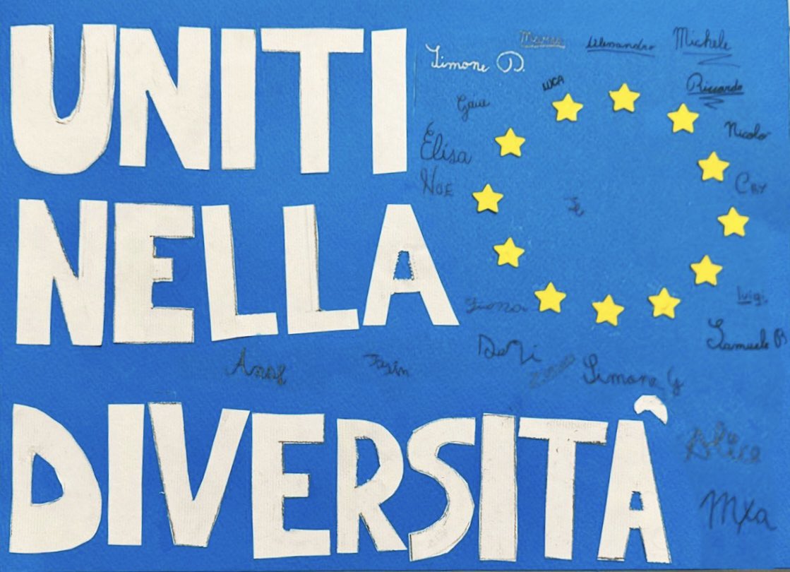MichaelGola's tweet photo. A #Strasburgo i ragazzi della 5B della primaria di #Mulazzano mi hanno permesso di portare un messaggio inclusivo vero.

Ora il loro scritto è tra le più alte istituzioni del mondo, e merita di stare lì. 
Perché di messaggi così bisogna essere orgogliosi. 
💙 #unitedindiversity https://t.co/78Ym4ZMvsU