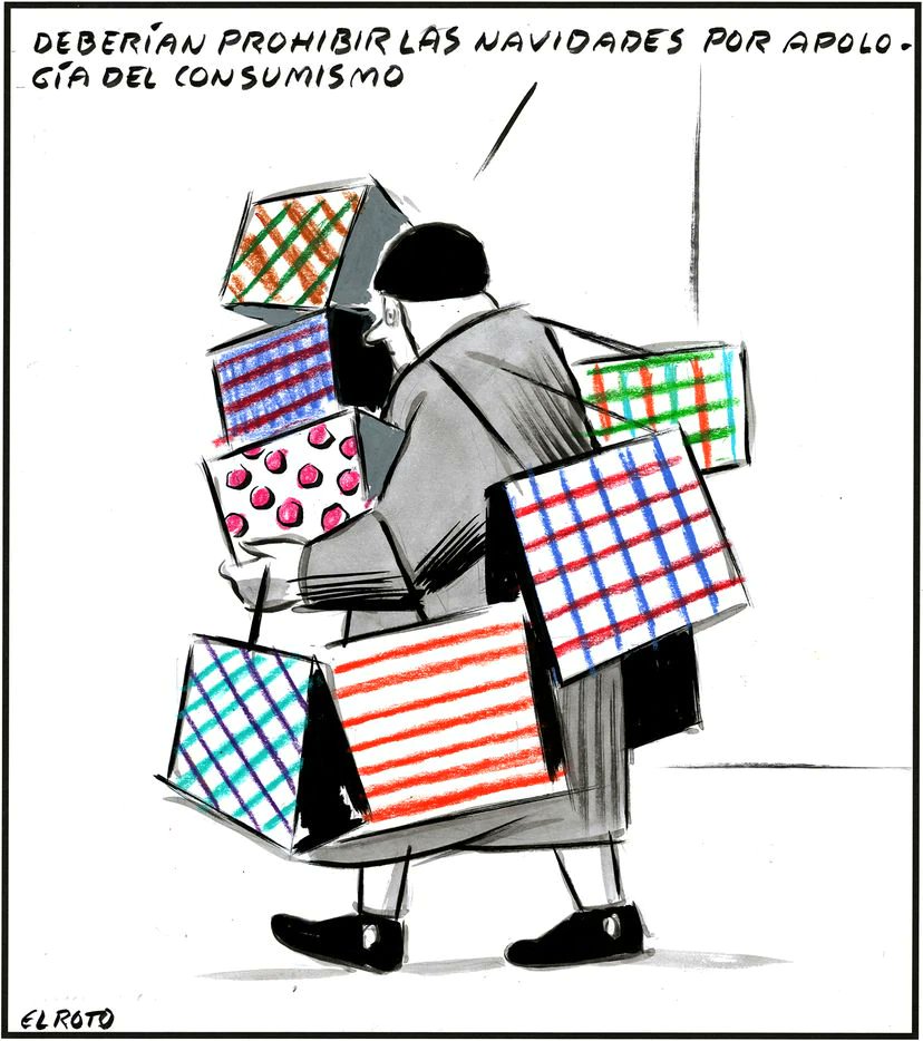 Todos convertidos en compulsivos traficantes de paquetes
