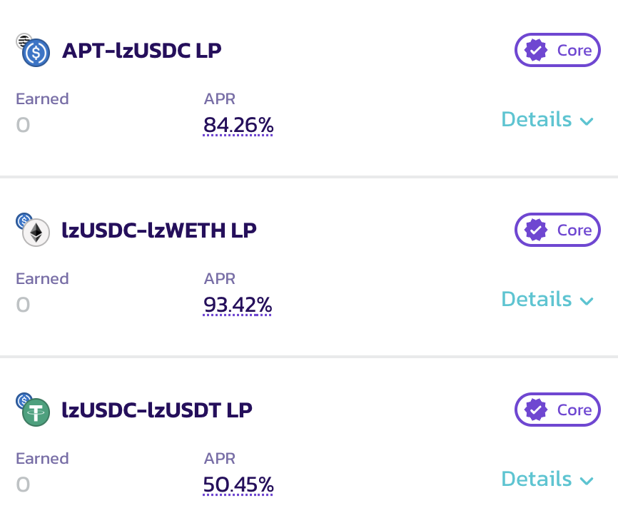 PancakeSwap's tweet photo. ✨ Provide liquidity for the following pairs to earn CAKE on Aptos!

APT-lzUSDC
lzUSDC-lzWETH
lzUSDC-lzUSDT

🌉 Use Aptos Bridge to bridge @LayerZero_labs (lz) assets: https://t.co/NN2lH0JQS0

📖 Learn how to farm: https://t.co/8Ni7cIHtFy

👉https://t.co/FmD3VeXb1r https://t.co/mSIwetXY5D