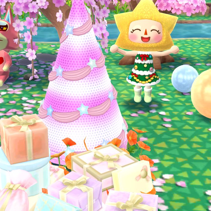cindy_griffen's tweet photo. ✨💖🎄Oh all these gifts are for me!??🎄💖✨
#me #myavatar #mycharacter #nintendo #acpc #animalcrossing #animalcrossingpocketcamp #gifts #presents #pastel #pinkmas #pinkchristmastree #pinkchristmas #christmas #star https://t.co/J40gjgbceP
