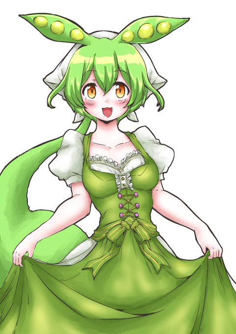 #どんどん土曜日ずんだもん 
今日のディアンドルです 