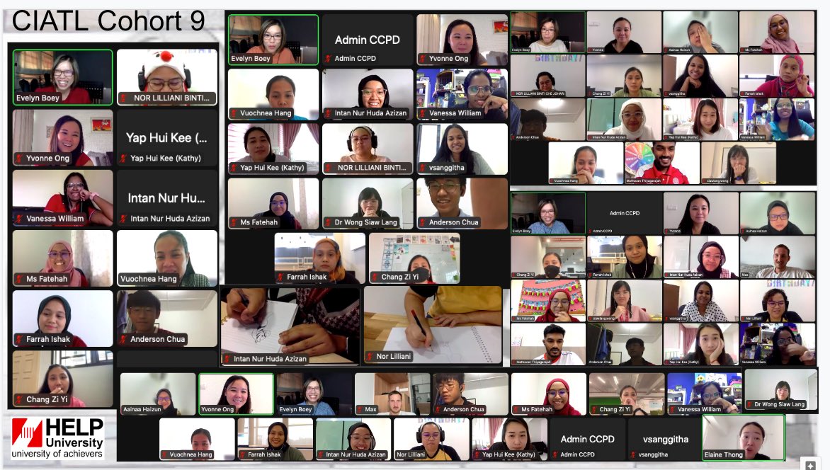 CIATL C9: I present you Cohort 9 who has completed an intense yet insightful and engaging 6-day Engage sessions as we unpack, explore and share experiences on what matters most to our learners. <a href="/CambridgeInt/">Cambridge International Education</a> <a href="/TCyngier/">TAMMY CYNGIER</a> <a href="/helpcpd/">HELPCPD</a> <a href="/PekYvonne/">Yvonne Ong</a>