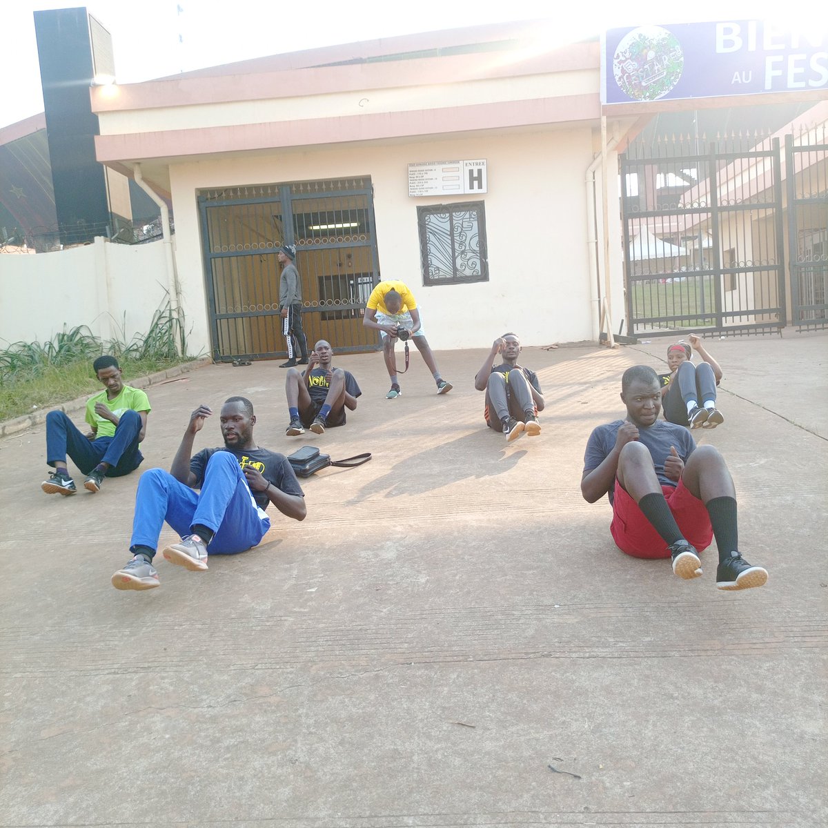 gpacamervol's tweet photo. Environmental activists deserve a grand reunion. 

Yaoundé getting fit this morning. 
#wellbeingmatters https://t.co/LJSYOYV7ru