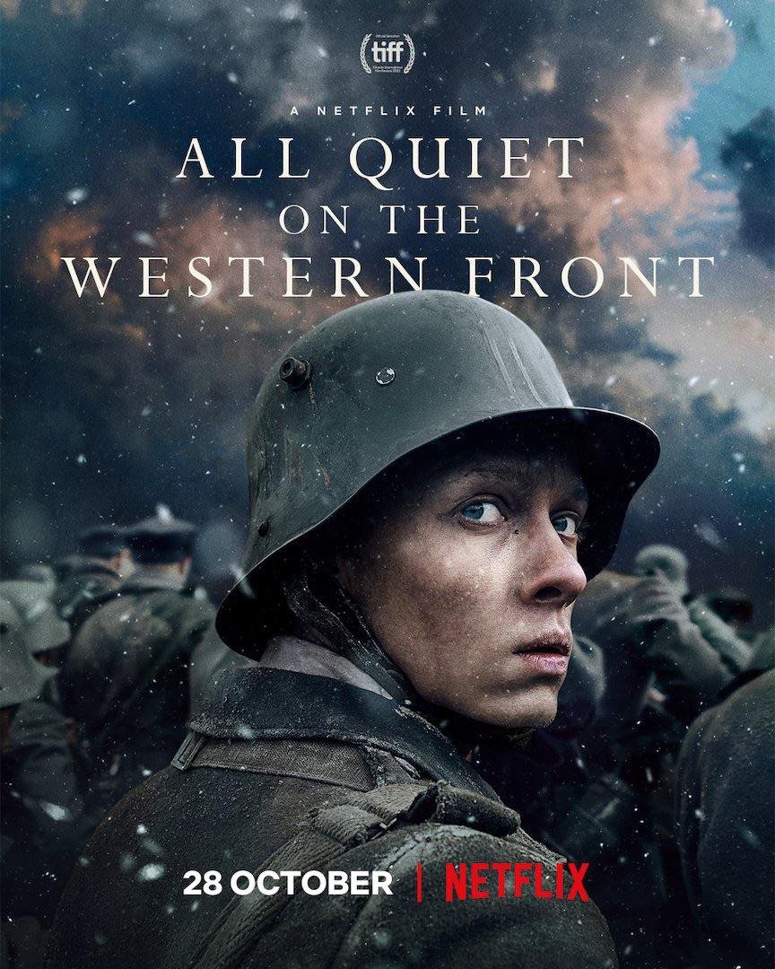 FilmMomatic's tweet photo. #NowWatching ALL QUIET ON THE WESTERN FRONT #EdwardBerger #FelixKammerer #AlbrechtSchuch #AaronHilmer #MoritzKlaus #AdrianGrunewald #EdinHasanovic #DanielBruhl #ThibaultDeMontalembert #DevidStriesow #AndreasDohler #SebastianHulk https://t.co/4a9NE36B1i