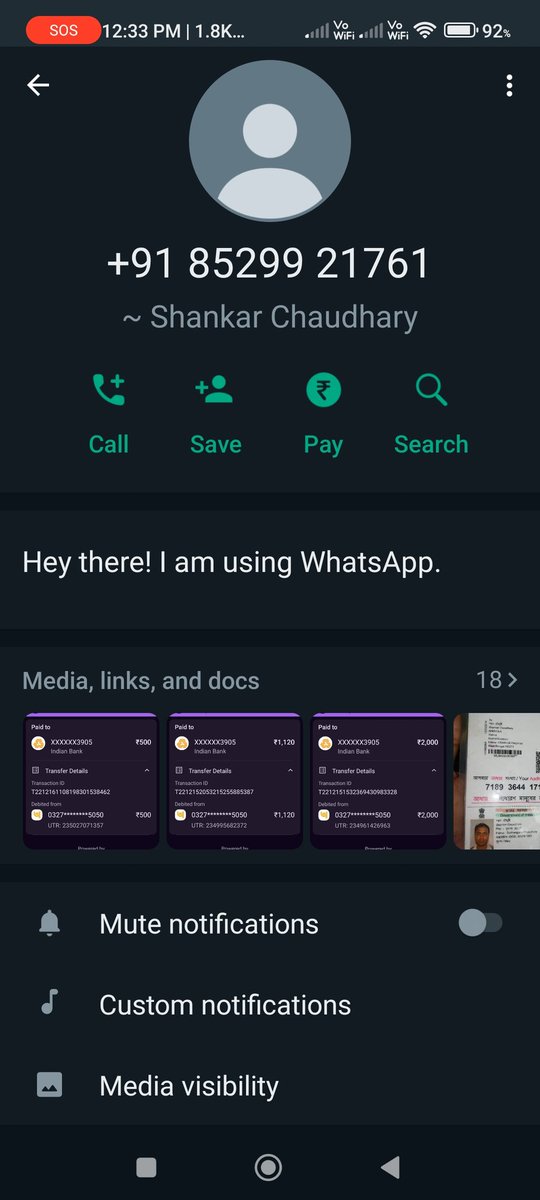 Hydroshieldproj's tweet photo. When amount is transfer he did not receive my calls. Please look in this matter to avoid further fraud for other persons. 
Adhar card of the person is also attached. https://t.co/9yN2BAsNSp