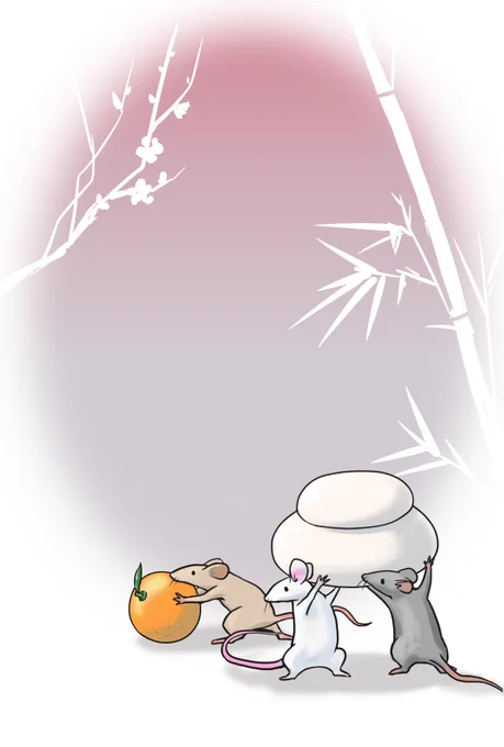 過去の年賀状絵振り返り1 