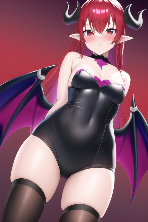 PLZ_STEP_ON__ME's tweet photo. #colorful, #looking_down, #thigh_highs, #imp, #arroused, #red_hair, #succubus #hentai #porn #ai #anime https://t.co/5xcyNS25Gr