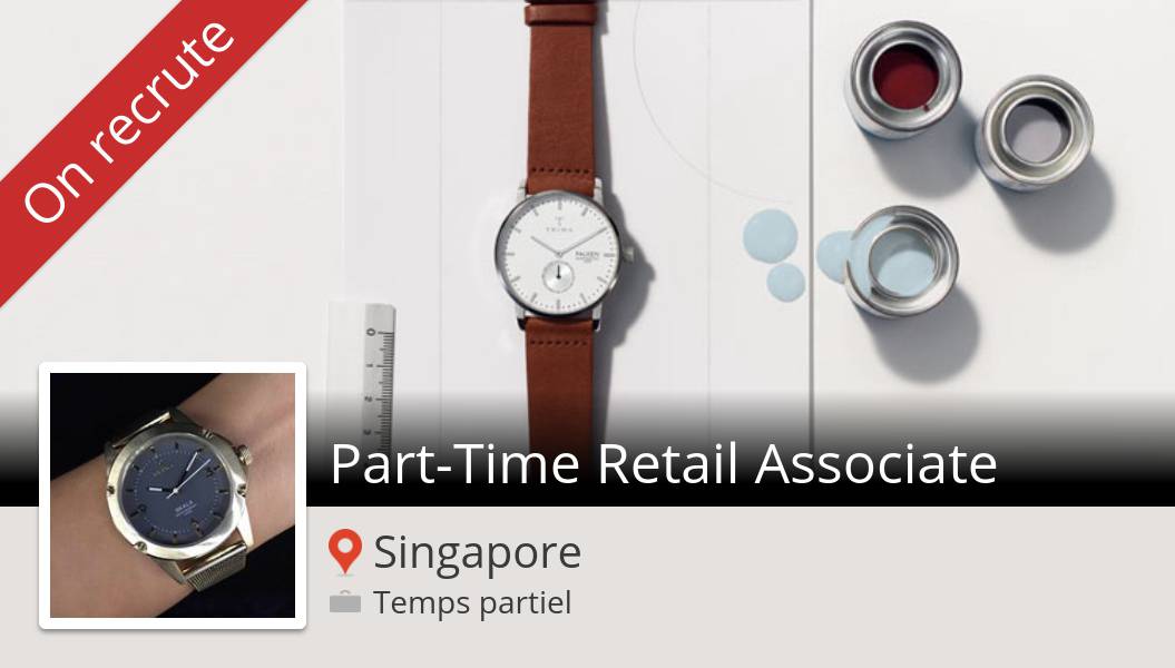 carpalwatch's tweet photo. Check out this #job: #PartTime #Retail Associate at #CW in #Singapore https://t.co/LzP0ozsCOC https://t.co/mjAi7SRyJY