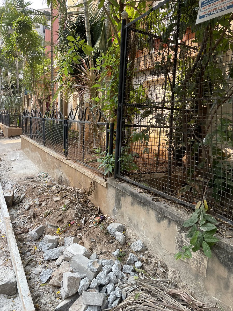 DilipSK8's tweet photo. @CommissionrGHMC @GHMCOnline in bsp colony you can see almost every building occupied road by a few feet to grow trees. On top of it they park vehicles that occupies half of the road. Is there any action we can take on this encroachment? https://t.co/m57D0BrOFU