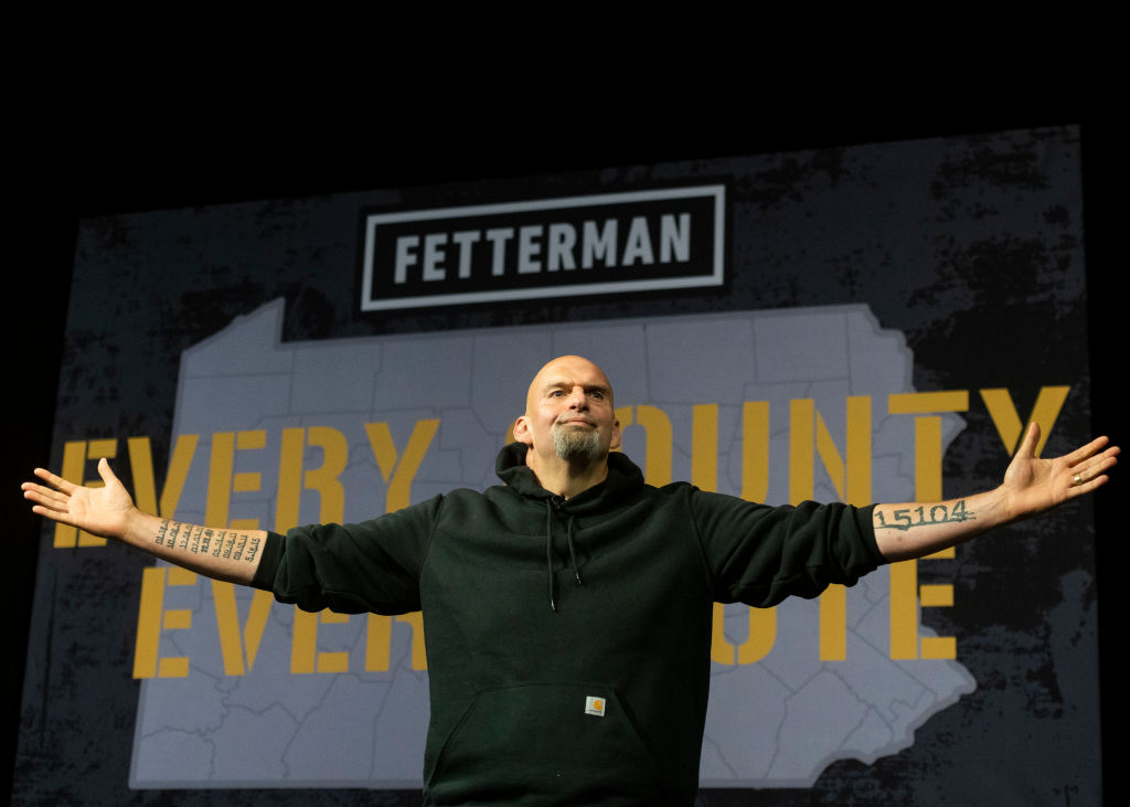NEWSMAX's tweet image. ICYMI: John Fetterman named one of New York Times' "most stylish" people of the year bit.ly/3VYO5U8