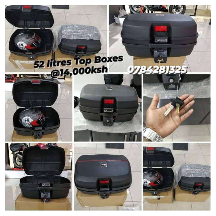 TekkenKE's tweet photo. Motorcycle Rear Top Boxes Available.
28 litres@9,000
35 litres@11,000
52 litres@13,000
52 litres LED @18,000(Out Of Stock)
Aluminum 45 litres @28,000ksh.
Comes With Mounts And Plates.
Aluminum Side Panniers @55,000ksh 0784281325 #Topbox https://t.co/H950VlnK0V