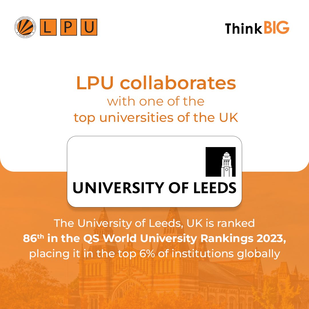 Lovely Professional University LPU on Twitter "Revolutionizing