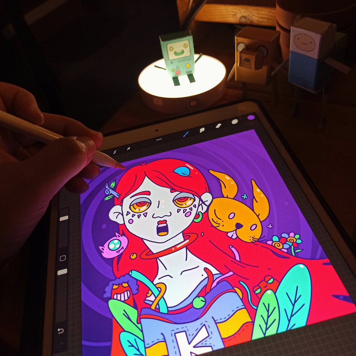 Its Adventure Time! Collab with Arya 
Base Coloring at the moment.

<a href="/SoggyNori/">Soggy Nori</a> <a href="/cryptoartph/">CryptoArt Philippines</a>
#procreateart #Collaboration #Rabbit2023 #SURREALISM <a href="/TezosPHL/">Tezos Philippines</a>