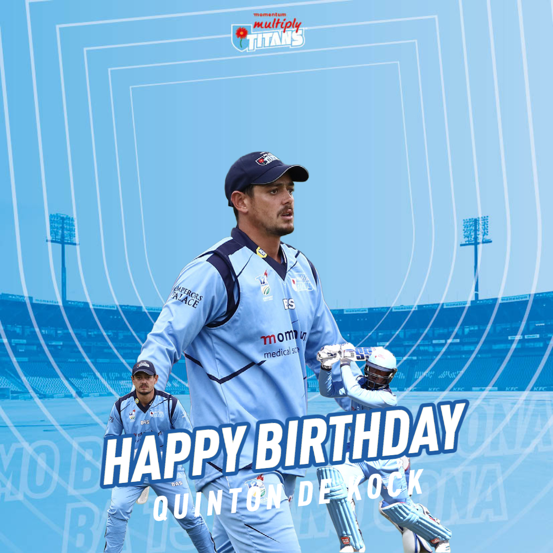 Happy Birthday Quinton De Kock  Have a blast Quinny  | 