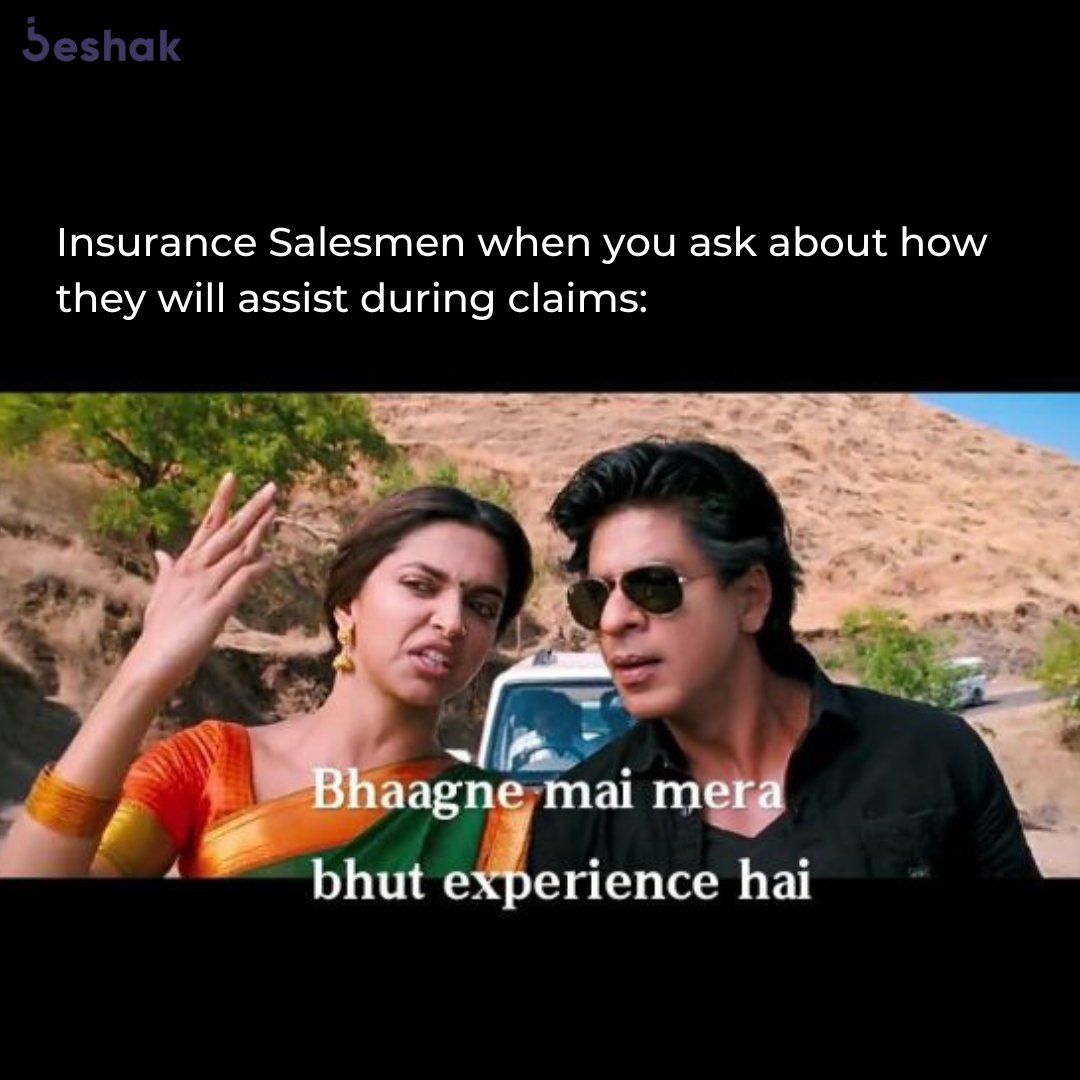 BeshakIN's tweet photo. OK Bye.🙃
#chennaiexpress #memes #rahobeshak #beshakorg #insuranceclaim https://t.co/2UxSuemCpB