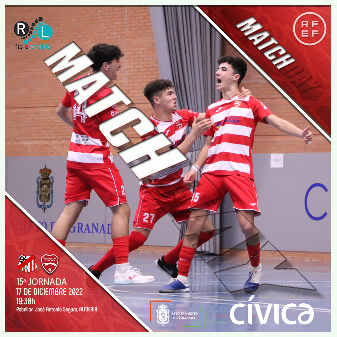 GranadaFS's tweet photo. ⚽ DÍA DE PARTIDO ⚽
🏆 2a División B (📺YouTube Melistar)
✈️Melilla
🆚Melistar
⏰1⃣7⃣:0⃣0⃣
🏆 Femenino DH
🏟️ Núñez Blanca
🆚Deportivo Linares
⏰1⃣8⃣:0⃣0⃣
🏆 Cívica Granada Fútbol Sala
🚍Almería
🆚Sporting Almería
⏰1⃣9⃣:3⃣0⃣
#SIMAGranadaFS #GranadafsFemenino #CivicaGranadaFS https://t.co/3JTddyRhDx