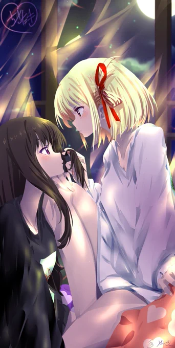 初夜 #リコリコ 