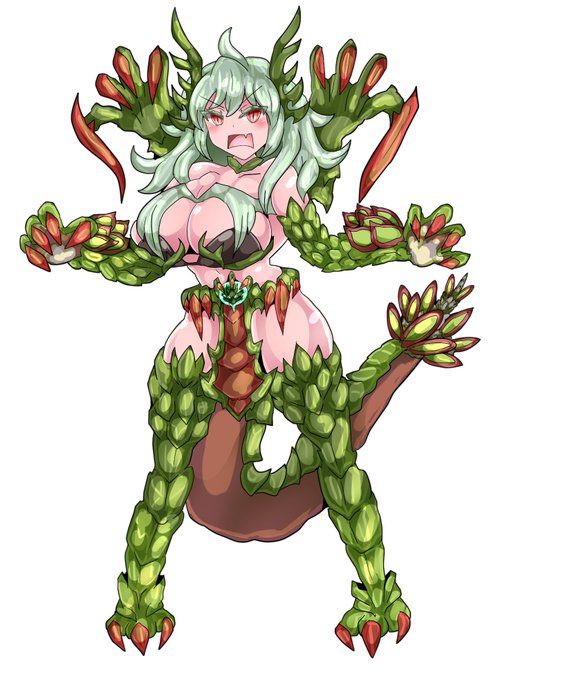 【魔物娘図鑑二次創作】古代竜「デオグラン」未来竜「デオサーガ」 | なめろう #pixiv https://t.co/oRUVs2OwxR 
#魔物娘図鑑二次 #monstergirl 