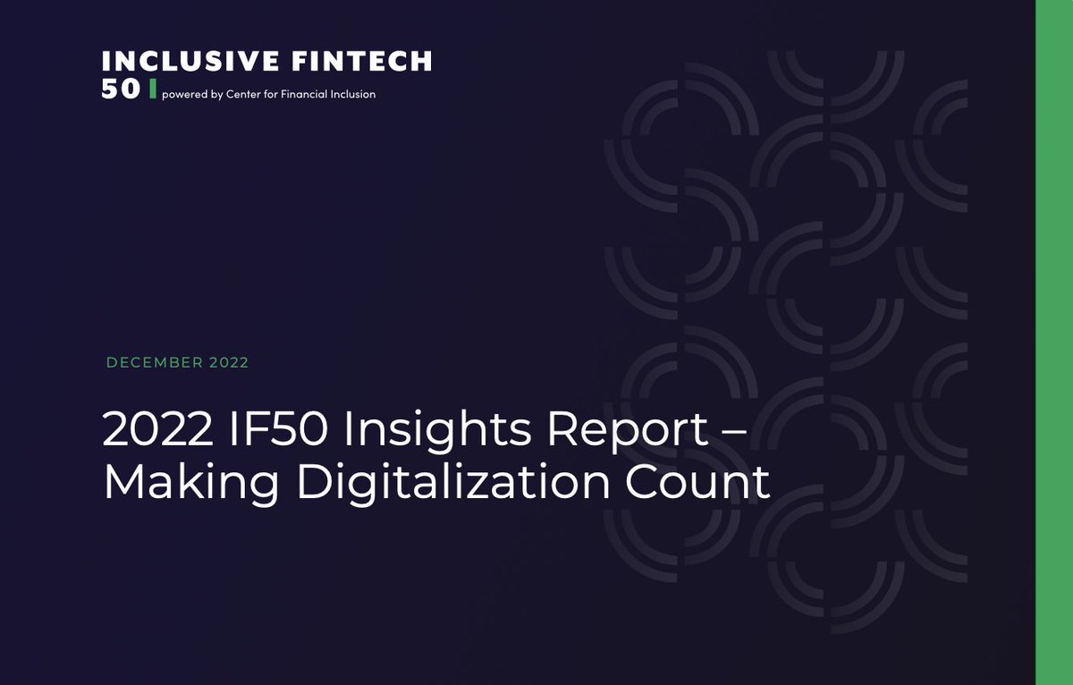 Infibranchesng's tweet photo. This year, Infibranches Technologies was selected by @CFI_Accion to be a 2022 #InclusiveFintech50 winner out of 250+ #fintechs working towards advancing #financialinclusion
Learn more about the 2022 #IF50 applicant pool: https://t.co/wNK4W4UKEJ
#InclusiveFintech50 #IF50 #fintechs https://t.co/mYvGxv3W00