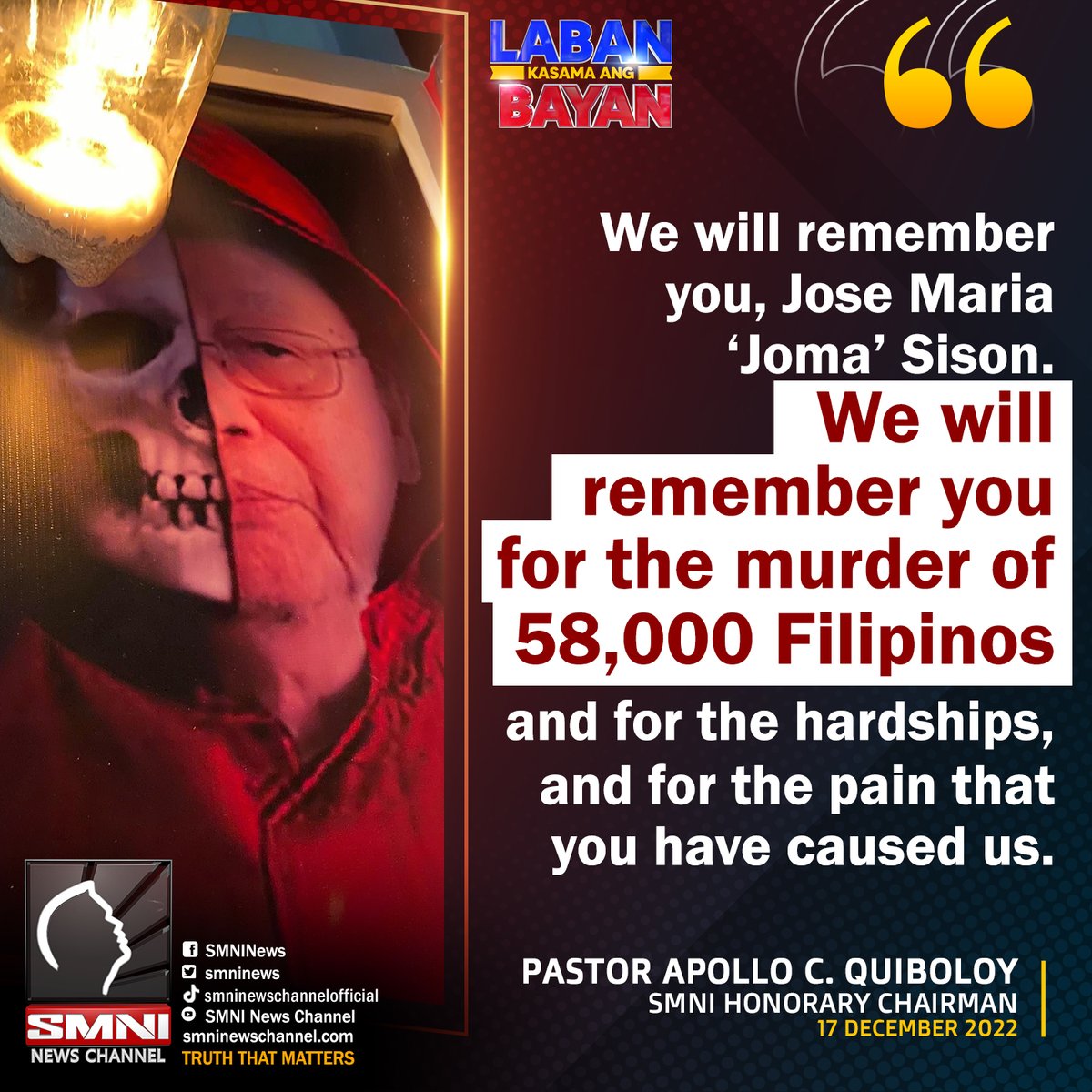 smninews's tweet photo. .@PastorACQ on remembering Joma Sison https://t.co/xdnEZYEn2x