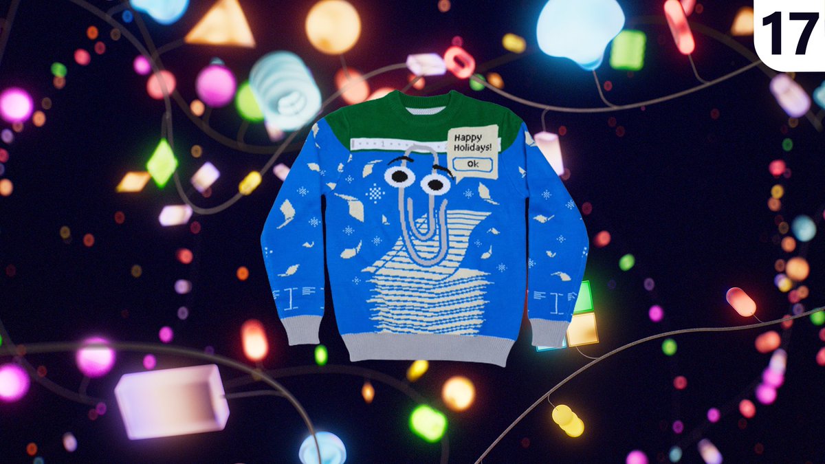 🎁#Calendrierdelavent jour 17🎁
Avis aux gamers qui n'abandonnent jamais : quel est le jeu que vous avez trouvé le plus difficile à terminer ?
Lundi à 14h, tirage au sort du commentaire qui remporte son pull Clippy ! 
RT &amp; follow pour augmenter vos chances 🔥